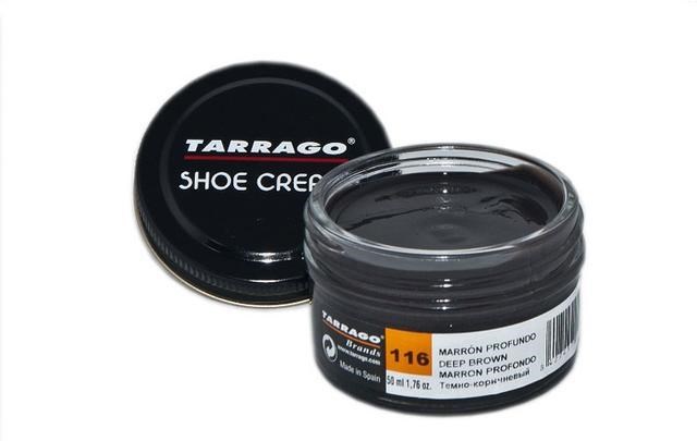 TARRAGO - 018 Крем банка SHOE Cream, СТЕКЛО, 50мл. (black) х12 TCT31-018